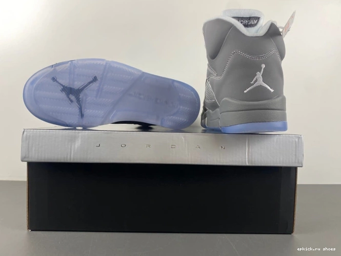 Rep Wolf 136027-005 Air Jordan 5 Retro Grey 0702